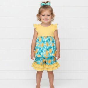Lemonade Boutique Short Set, girl, kids